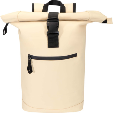 Logotrade corporate gift picture of: Resi Plus 15" GRS recycled roll-top backpack 18L