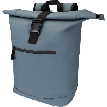 Logotrade promotional products photo of: Resi Plus 15" GRS recycled roll-top backpack 18L