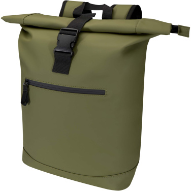 Logo trade promotional gifts picture of: Resi Plus 15" GRS recycled roll-top backpack 18L