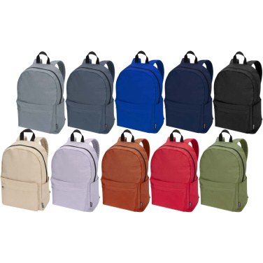 Logo trade promotional merchandise picture of: Byron 14" GRS recycled city laptop backpack 16L