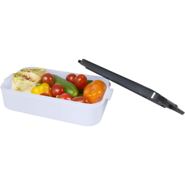 Logo trade promotional item photo of: Snappy lunch box and cutlery set