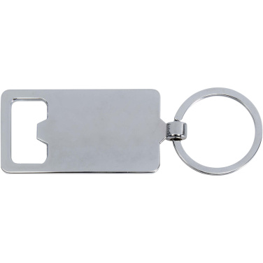 Logo trade corporate gifts image of: Snapper bamboo keychain with bottle opener