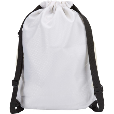 Logotrade promotional items photo of: Nomad GRS recycled sports drawstring bag with bottom compartment 18L