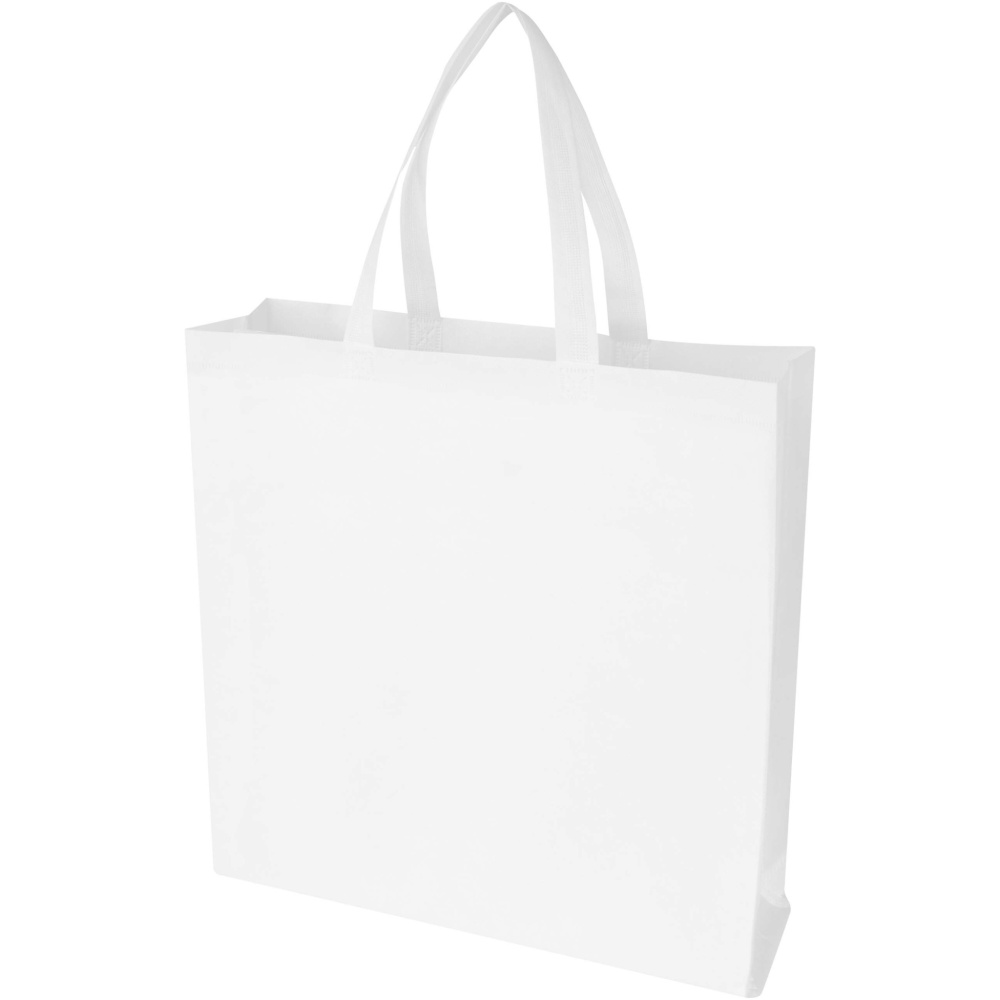 Logotrade business gifts photo of: EcoSeal GRS recycled nonwoven gusset tote bag 12L