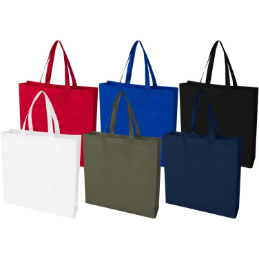 Logotrade promotional product picture of: EcoSeal GRS recycled nonwoven gusset tote bag 12L