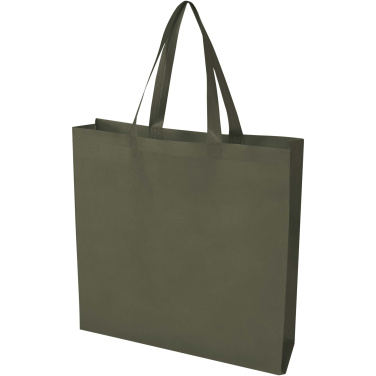 Logo trade corporate gift photo of: EcoSeal GRS recycled nonwoven gusset tote bag 12L