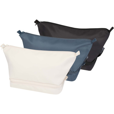 Logo trade advertising product photo of: Trip Aware™ recycled travel toiletry bag 6L