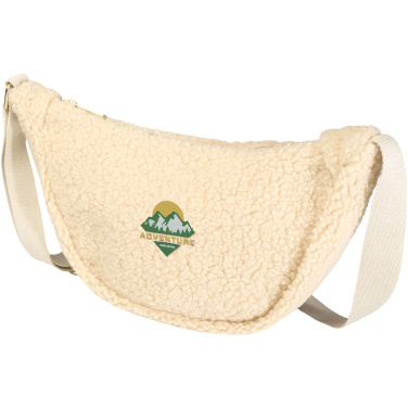 Logotrade promotional product image of: Bear GRS recycled sherpa crossbody bag 3L