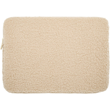 Logo trade promotional products image of: Bear 13" GRS recycled sherpa laptop sleeve 2L