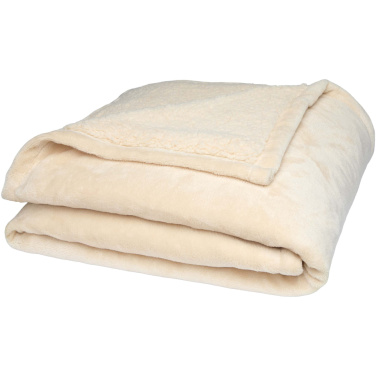 Logotrade promotional item image of: Ashen GRS recycled sherpa blanket