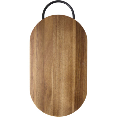 Logotrade promotional gifts photo of: Prestige acacia wood chopping board with bread knife