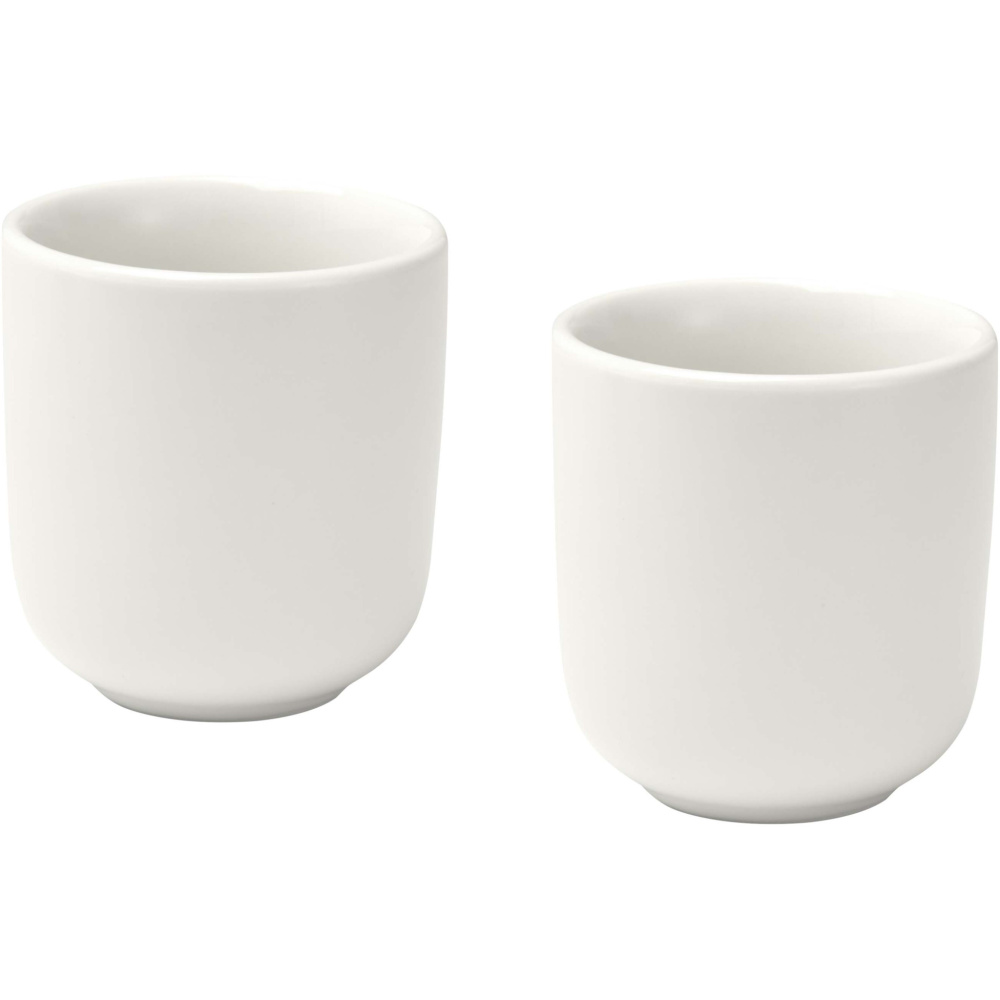 Logo trade corporate gifts picture of: Male 90 ml ceramic espresso cups - set of 2