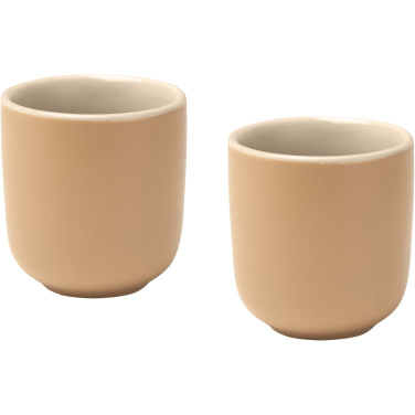 Logotrade promotional merchandise photo of: Male 90 ml ceramic espresso cups - set of 2