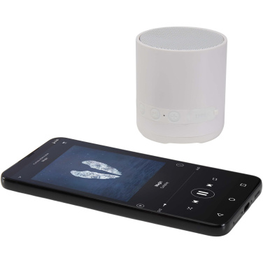 Logo trade advertising products picture of: Hunor 3W recycled plastic wireless speaker