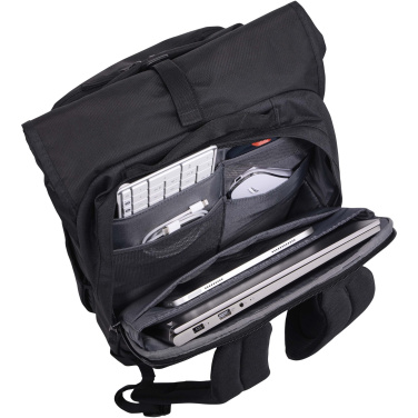 Logo trade corporate gifts image of: Case Logic Variate 17" recycled expandable roll-top laptop backpack