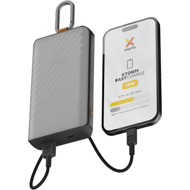 Logotrade advertising product picture of: Xtorm XG2S101 Go2 10.000 mAh 15W solar power bank with light