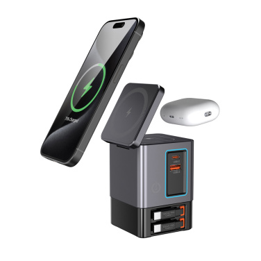 Logotrade promotional products photo of: Urban Vitamin Sacramento 105W GAN charger+retractable cables