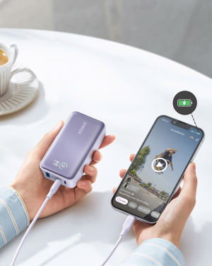 Logotrade promotional giveaway picture of: Anker Powerbank PowerCore 10.000mAh 30W powerbank