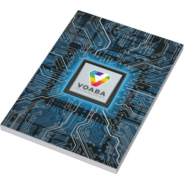 Logo trade promotional gifts image of: Novella Austen A5 metallic soft cover notebook - 100 sheets