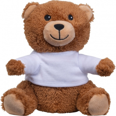 Logo trade advertising products image of: Plush teddy bear HELSINKI