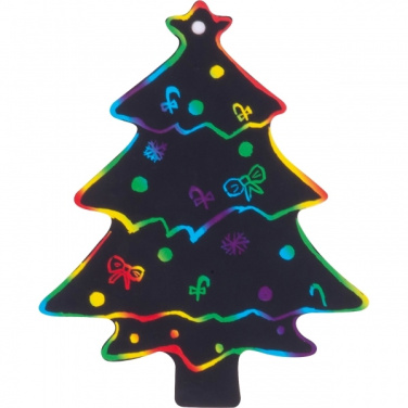 Logo trade business gift photo of: Scratch-off Christmas ornaments SOUTH POLE