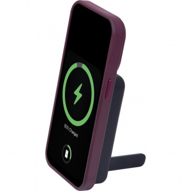 Logo trade promotional item photo of: Wireless power bank 5 000 mAh CAIRO