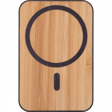 Logo trade promotional merchandise picture of: Wireless power bank 5 000 mAh CAIRO