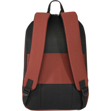 Logo trade promotional merchandise image of: Luma 15" GRS recycled anti-theft laptop backpack 10L