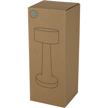 Logo trade business gift photo of: Aludra rechargeable dimmable table lamp with 3 light modes