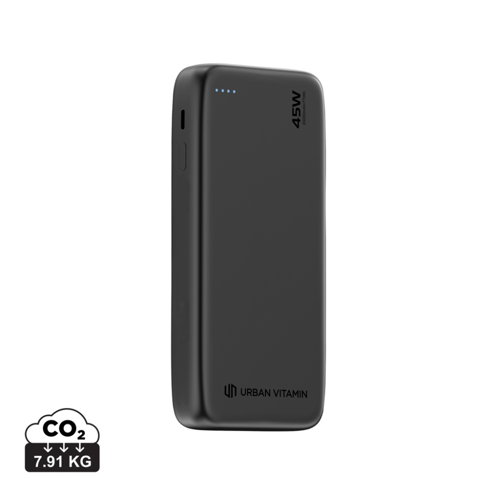 Logo trade promotional products image of: Urban Vitamin San Mateo 45W 20.000 mAh Powerbank