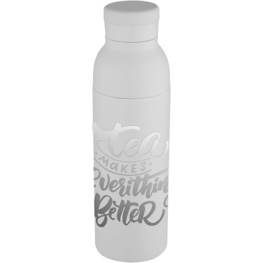 Logo trade promotional gifts picture of: Illuminate 650 ml RCS recycled stainlesss steel double wall insulated water bottle