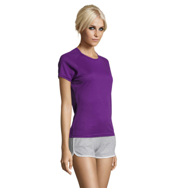 Logo trade corporate gifts picture of: SPORTY WOMEN T-SHIRT POLYES