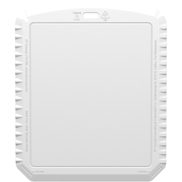 Logo trade promotional products image of: Thrym rectangular recycled plastic ice scraper