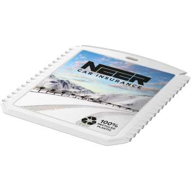 Logo trade promotional gifts image of: Thrym rectangular recycled plastic ice scraper