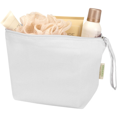 Logo trade promotional item photo of: Odisha 180 g/m² OCS organic large accessory pouch 3L