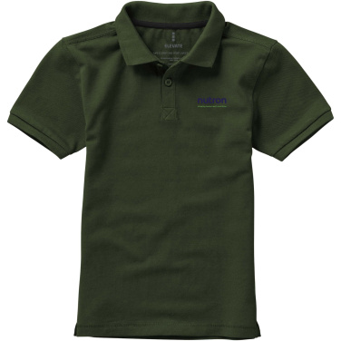 Logo trade corporate gifts picture of: Calgary short sleeve kids polo