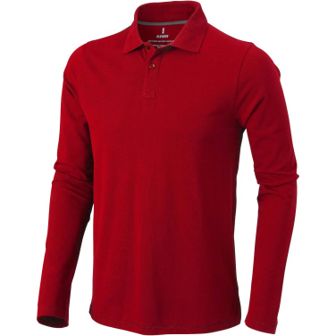 Logo trade promotional gifts image of: Oakville long sleeve men's polo
