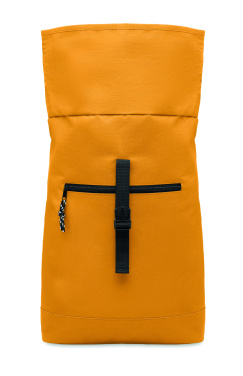 Logo trade promotional merchandise image of: 600Dpolyester rolltop backpack