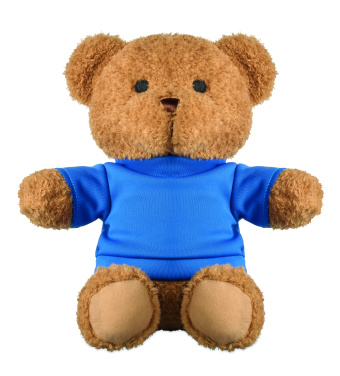 Logotrade promotional gift image of: Teddy bear with t-shirt 23 cm