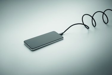 Logo trade promotional giveaways picture of: Braided magnetic cable in RPET