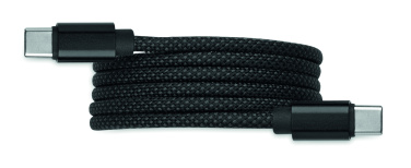 Logo trade corporate gifts picture of: Braided magnetic cable in RPET