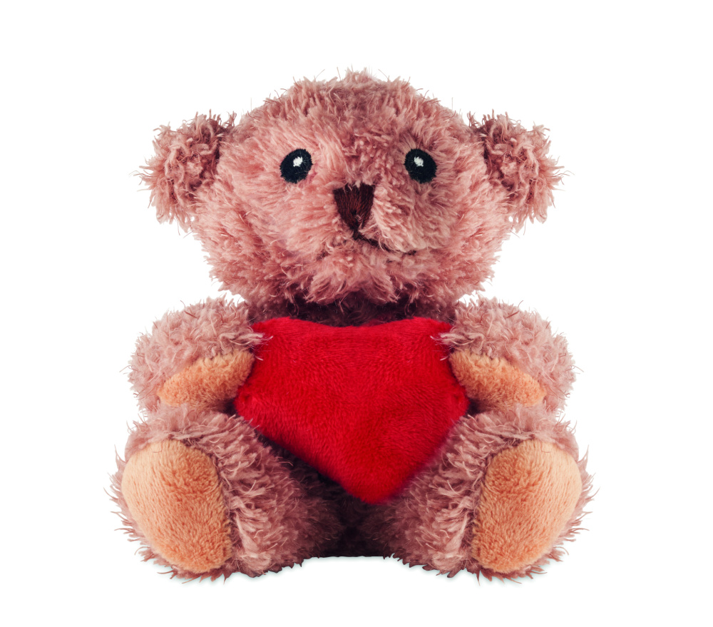 Logotrade promotional item image of: Teddy bear plush with heart