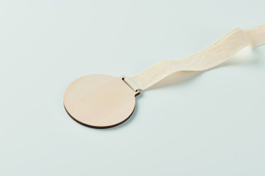 Logo trade promotional items picture of: Wooden medal