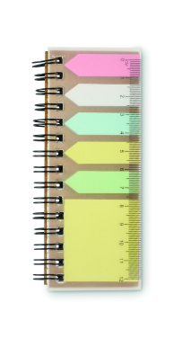 Logo trade promotional gifts image of: Memo pad in PP