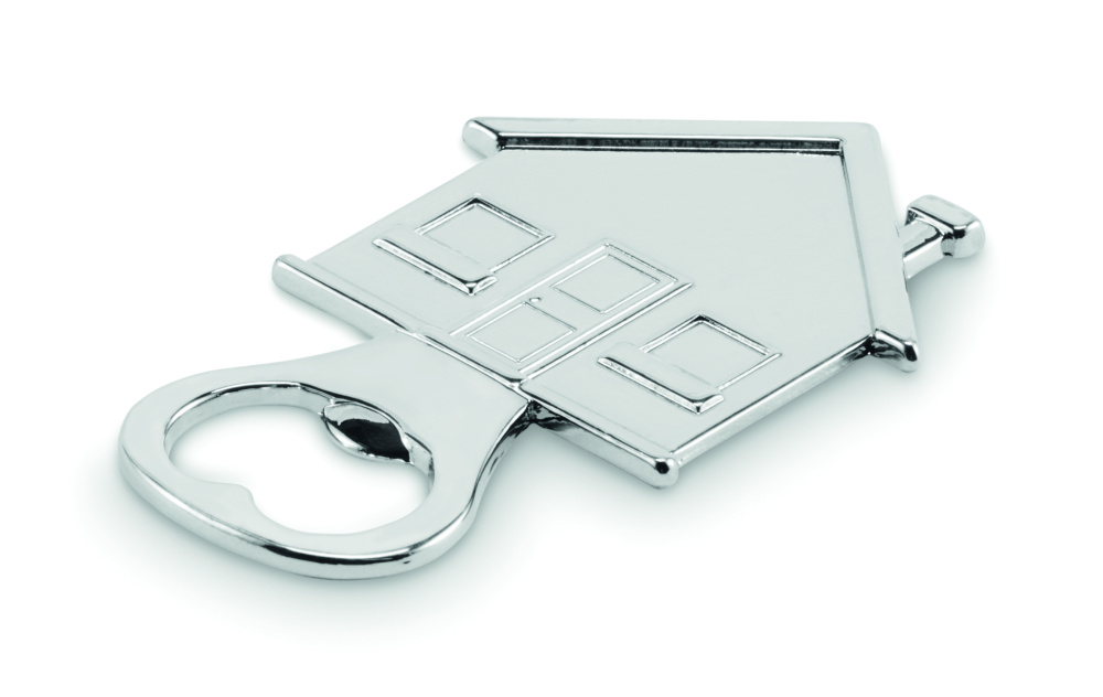 Logotrade promotional merchandise picture of: House shape bottle opener