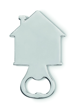 Logo trade promotional giveaways image of: House shape bottle opener