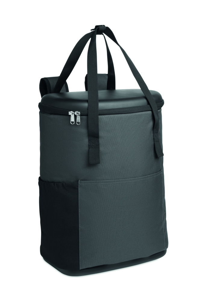 Logo trade promotional merchandise photo of: Cooler rucksack 600D RPET