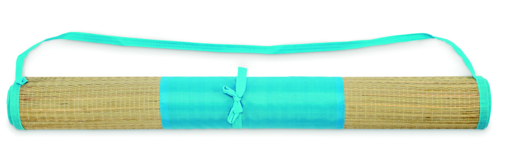 Logo trade business gifts image of: Natural straw beach mat