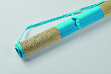 Logo trade promotional products image of: Natural straw beach mat