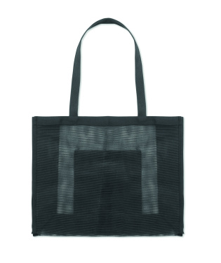 Logo trade promotional gifts image of: RPET mesh shopping bag